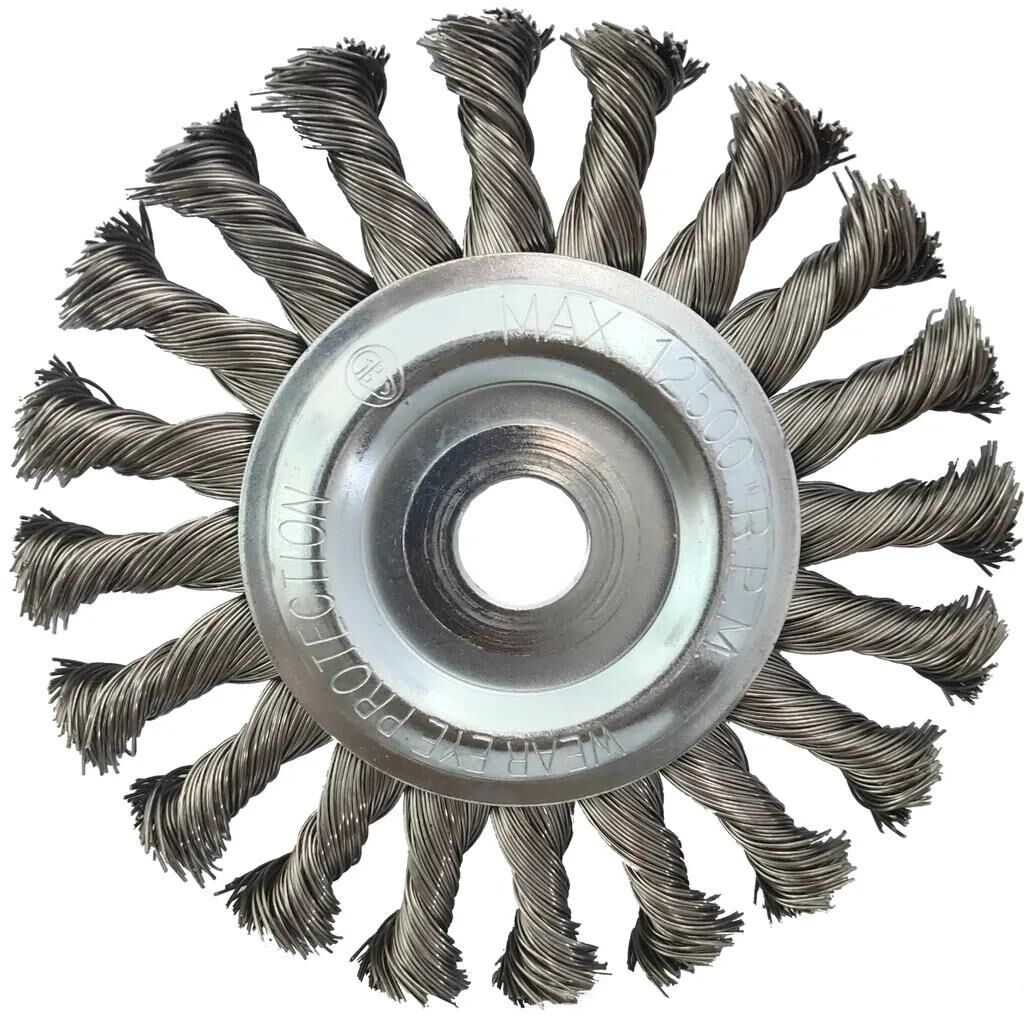 KS -Werkzeuge Roundbürste W. Bore 22,2 KS -Werkzeuge 125x14mm Stahl