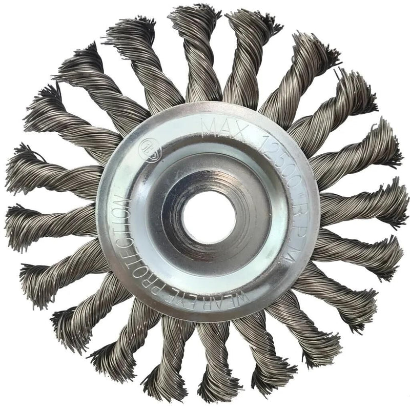 KS -Werkzeuge Roundbürste W. Bore 22,2 KS -Werkzeuge 125x14mm Stahl