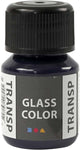 Creativ Company Glass Farbe Transparent Lack Marine Blau, 30 ml
