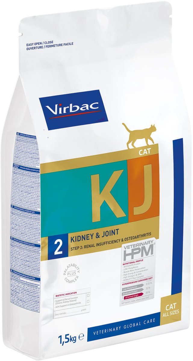 Virbac Veterinary HPM Diätetische Katze – Nierengelenk – 1,5 kg