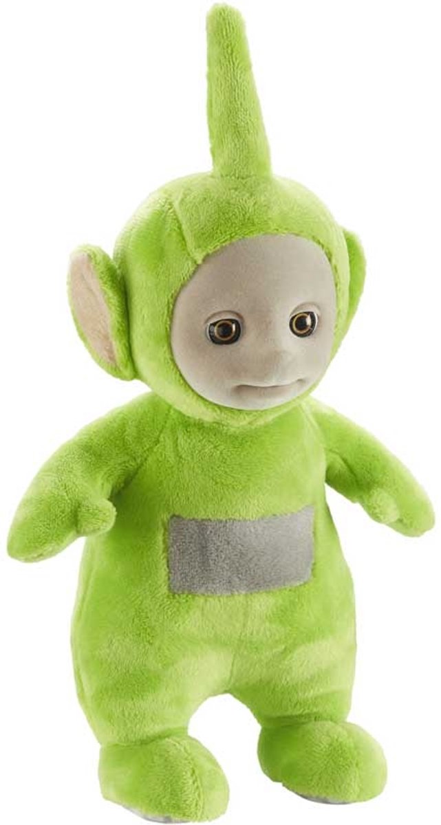 Chillfactor Teletubbies Kuscheltier Dipsy sprechende Plüschtierpuppe grün.