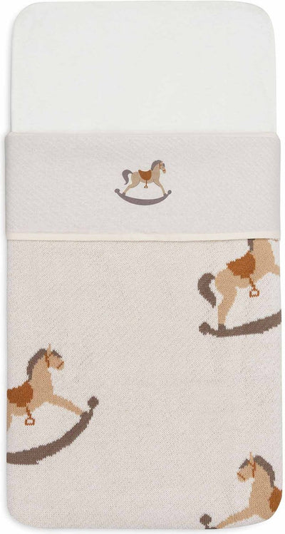 Jollein – Babybettlaken – 120 x 150 cm – Bett, Babybett – Baumwolle – nostalgische Fahrt