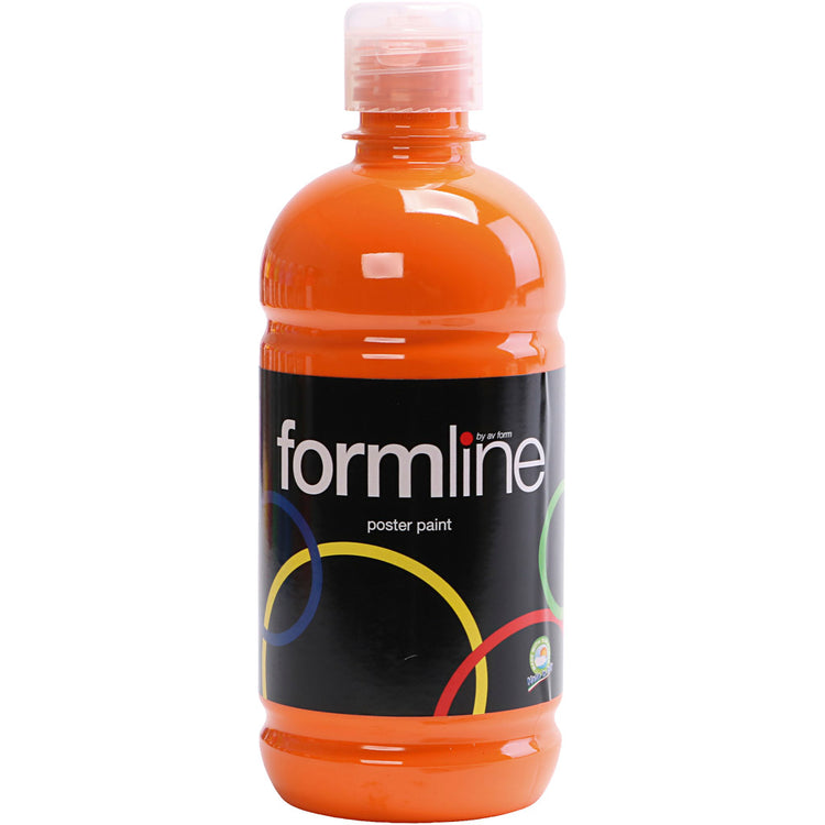 Creativ Company Temperafarbe matt, orange, 500 ml 1 Flasche