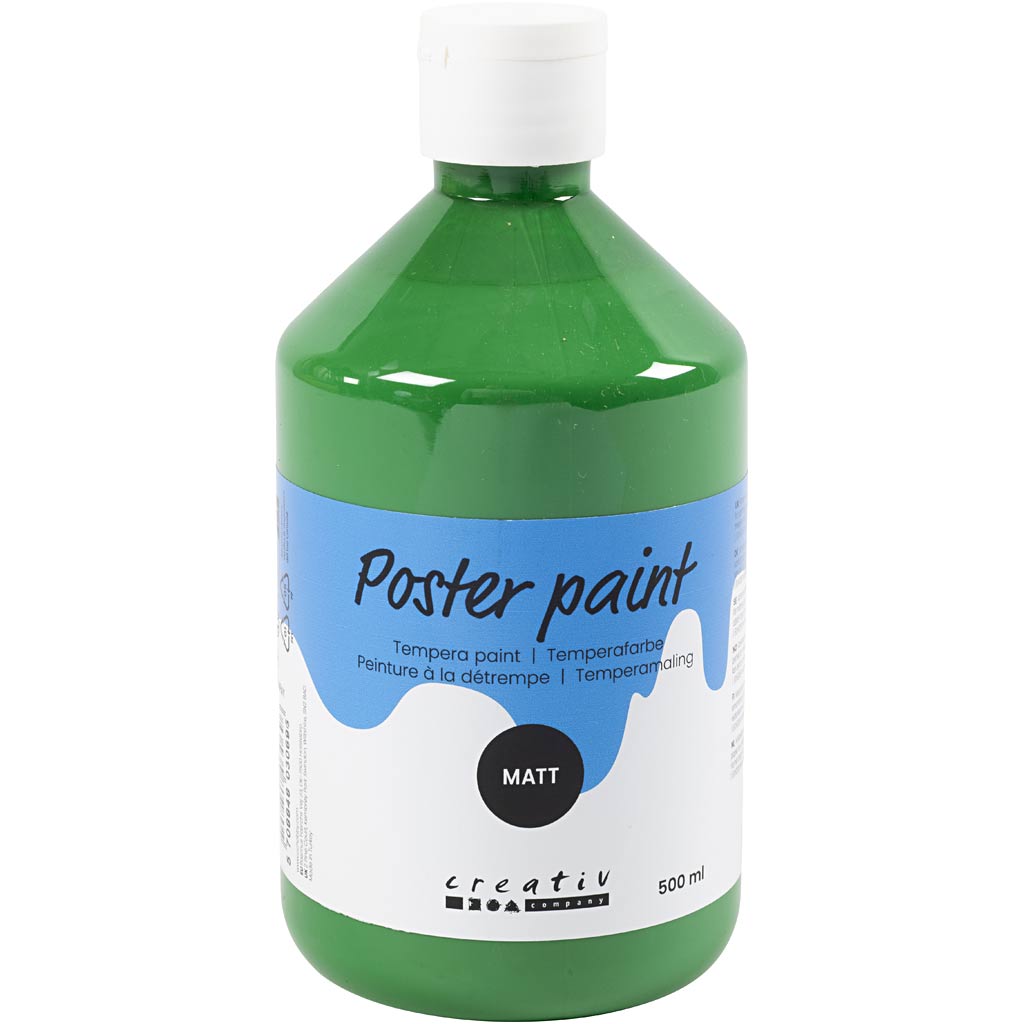 Creativ Company Temperafarbe matt, dunkelgrün, 500 ml 1 Flasche