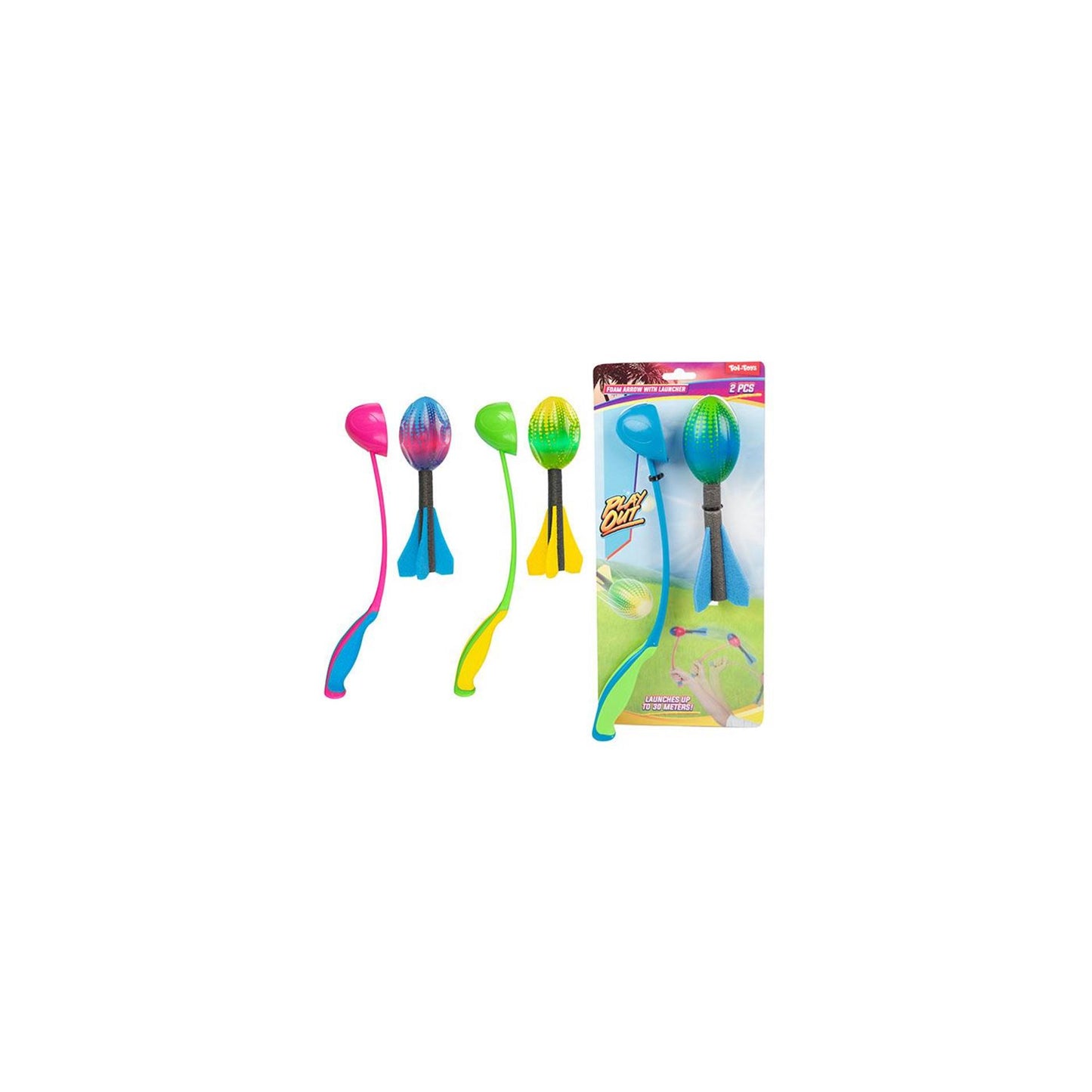 Toi-Toys spielen Mini-Schaume mit Pitcher-Wirbel aus