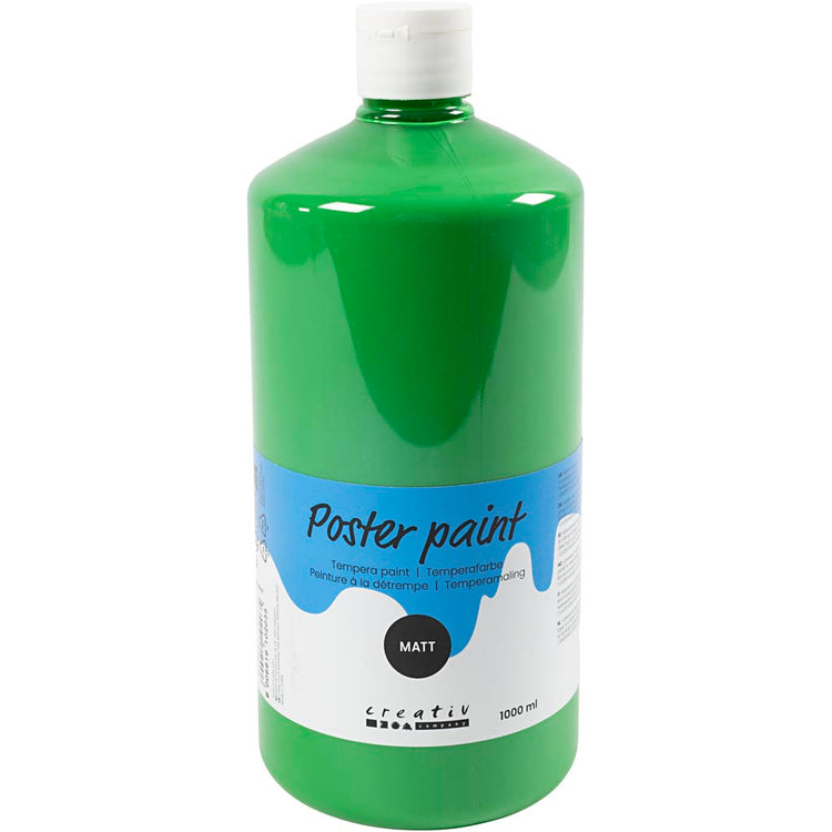 Creativ Company Temperafarbe matt, grün, 1000 ml 1 Flasche