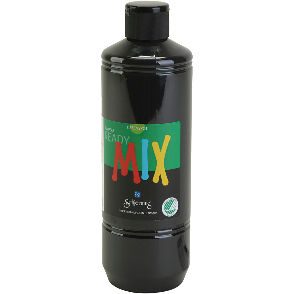 Schjerning Greenspot Plakatfarbe, matt, schwarz, 500 ml 1 Flasche