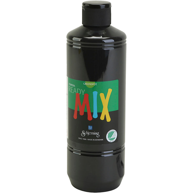 Schjerning Greenspot Plakatfarbe, matt, schwarz, 500 ml 1 Flasche