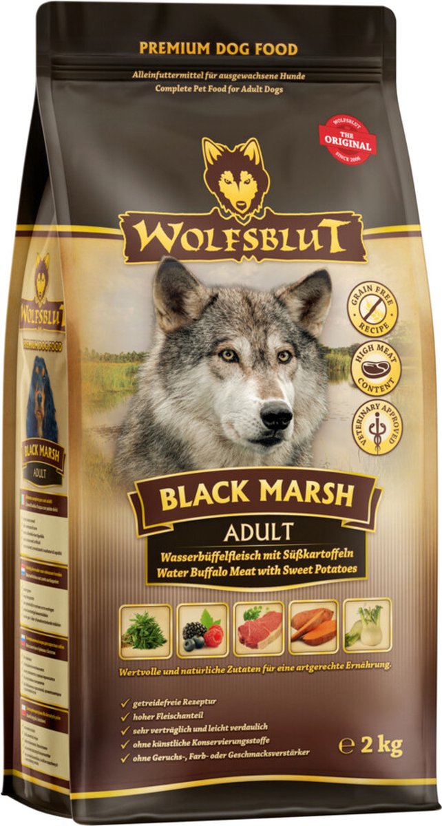 Wolfsblut Hundefutter Adult Black Marsh 2 kg