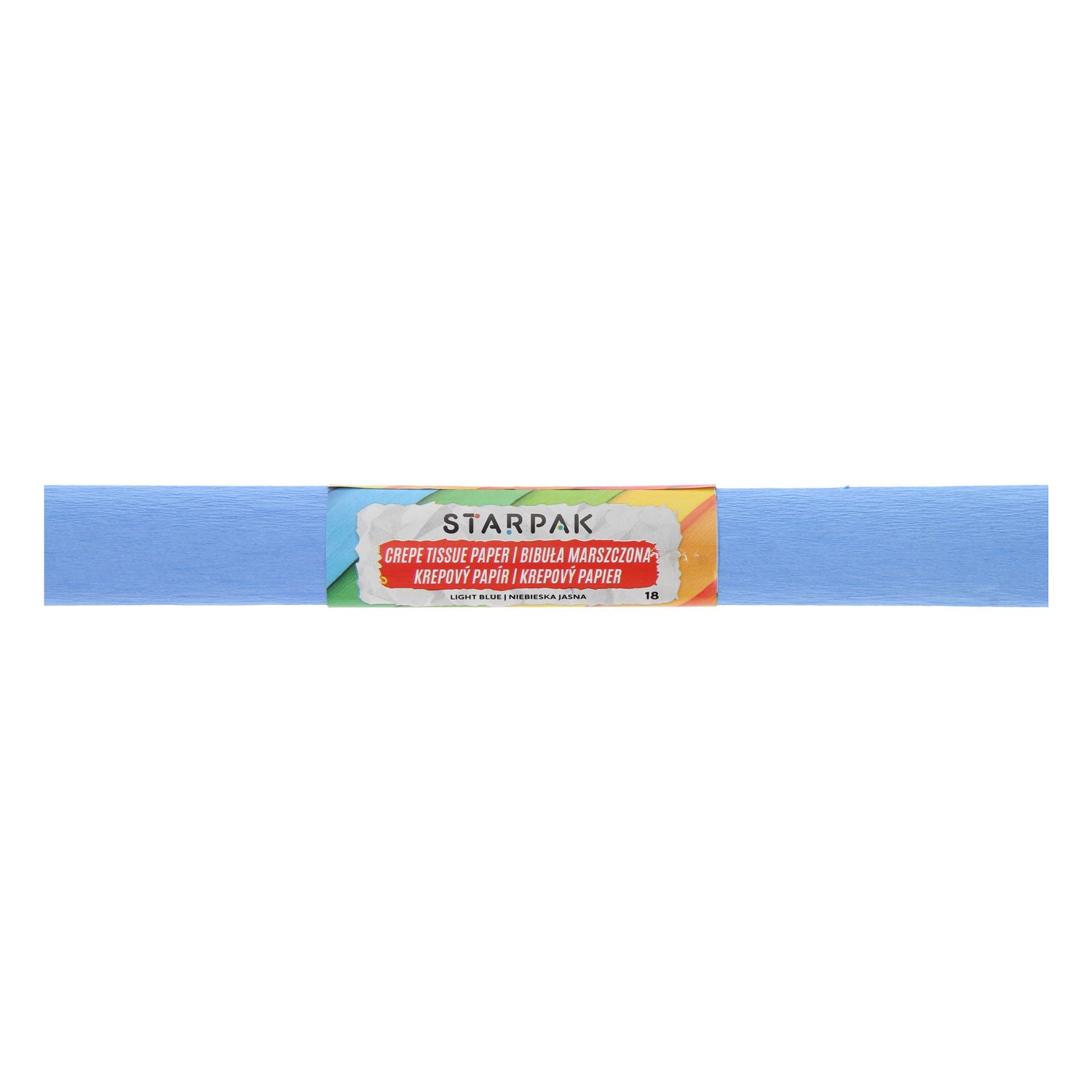 Crep -Papierhellblau