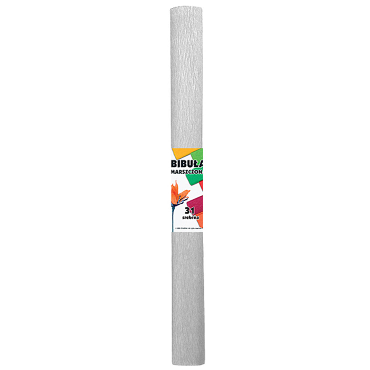 Krepppapier silber
