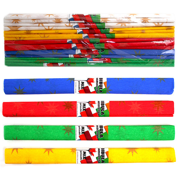 Crep -Papiersterne, 10 -Set von 10