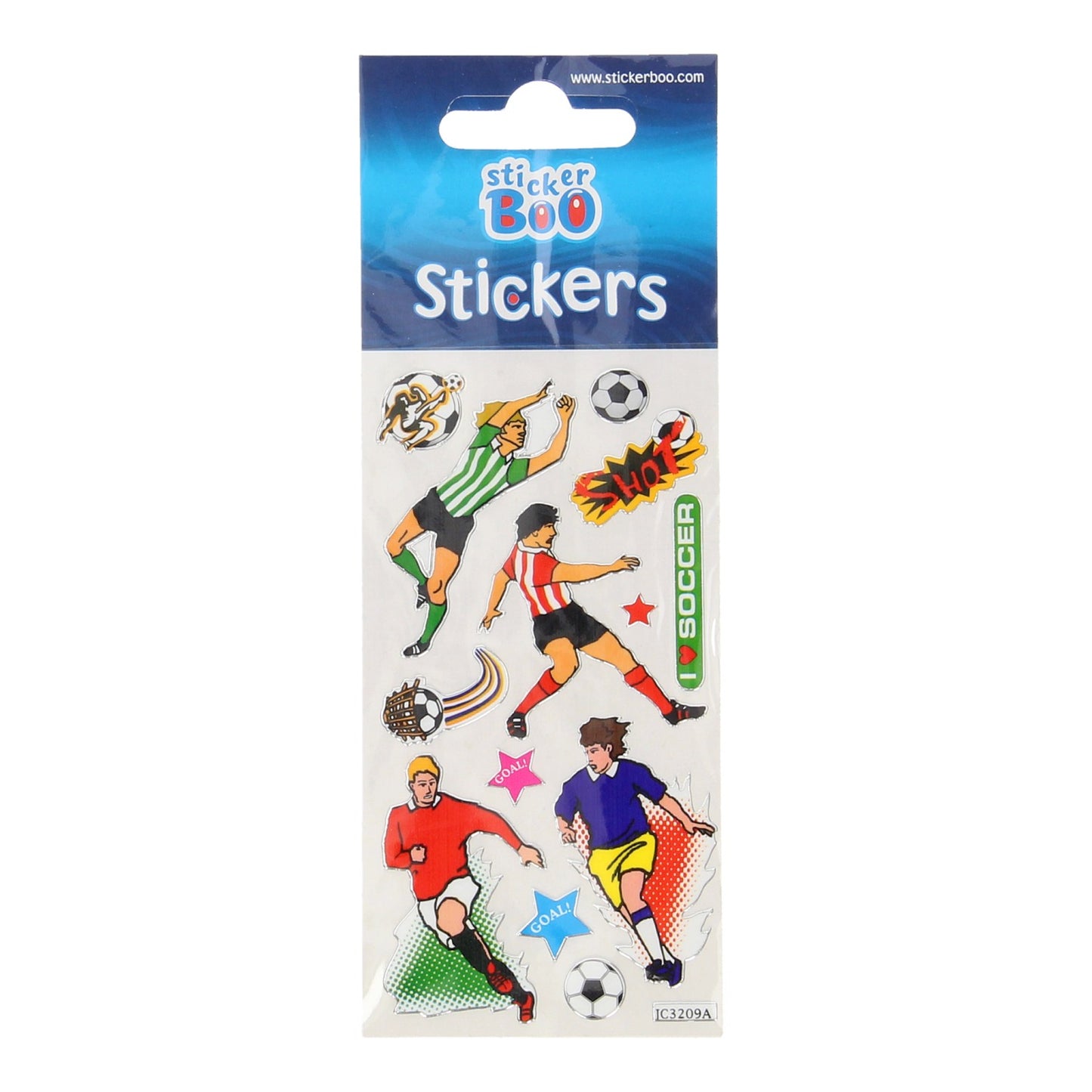 Aufkleberblatt Fußball