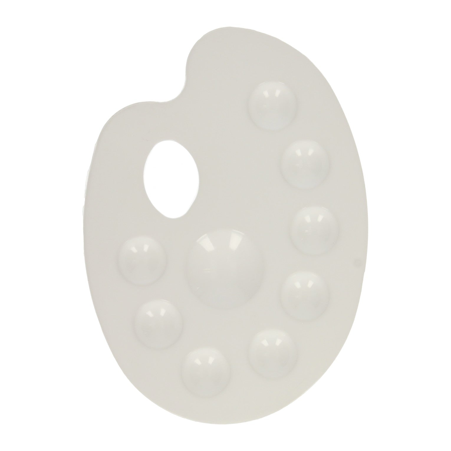 Malen Sie Palette White 9 Fächer