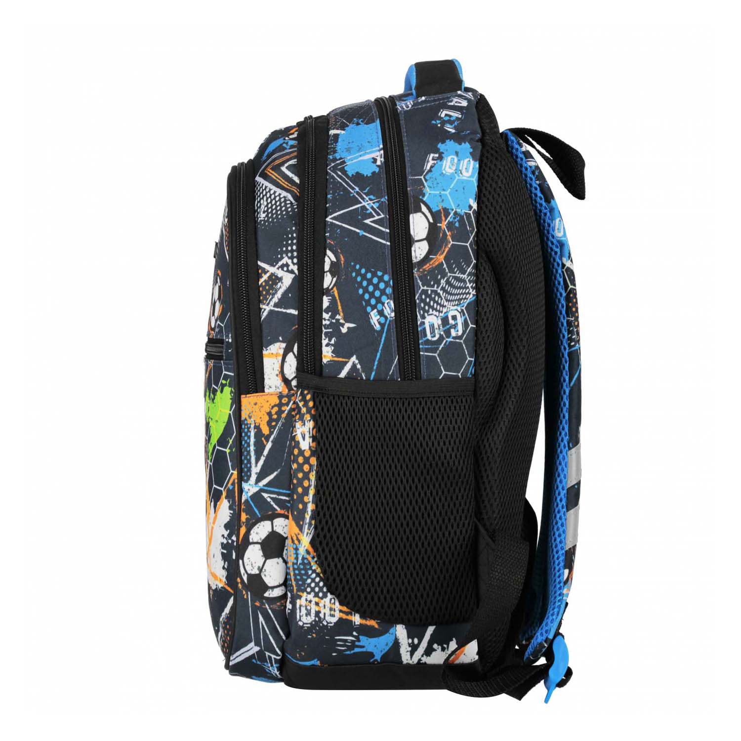 Rucksack Fußball blau