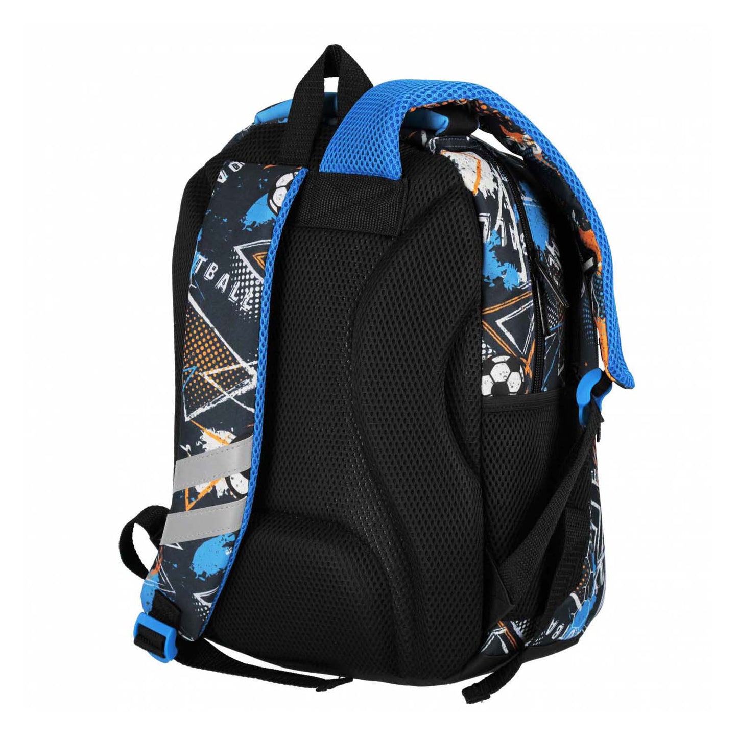 Rucksack Fußball blau