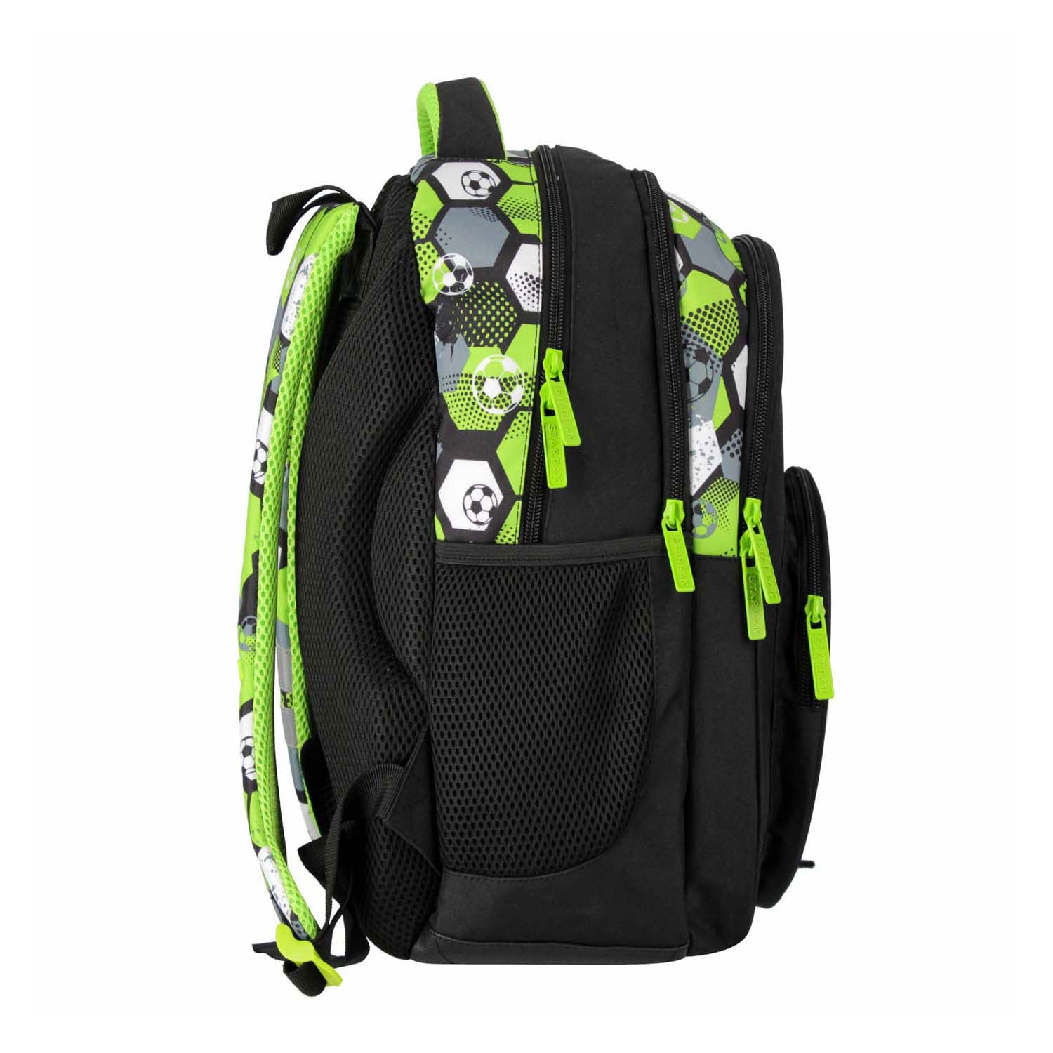 Rucksack Fußball grün