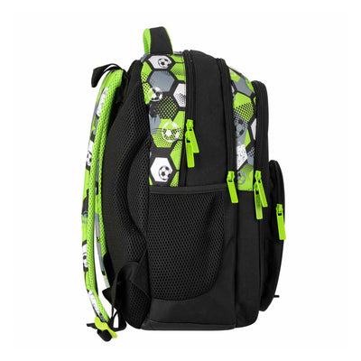 Rucksack Fußball grün