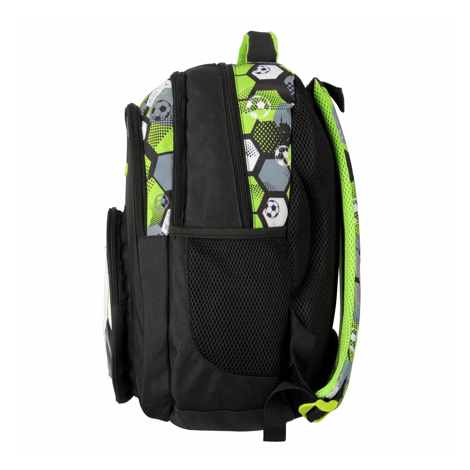 Rucksack Fußball grün
