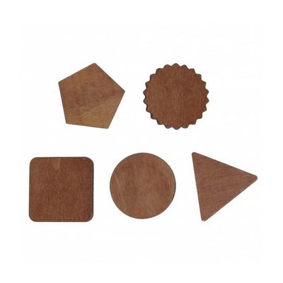 Holzmagnete 3cm, 5Stk.