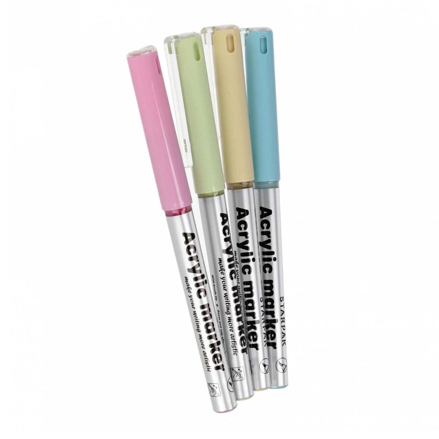 Acryl-Pastellmarker, 4 Stk.