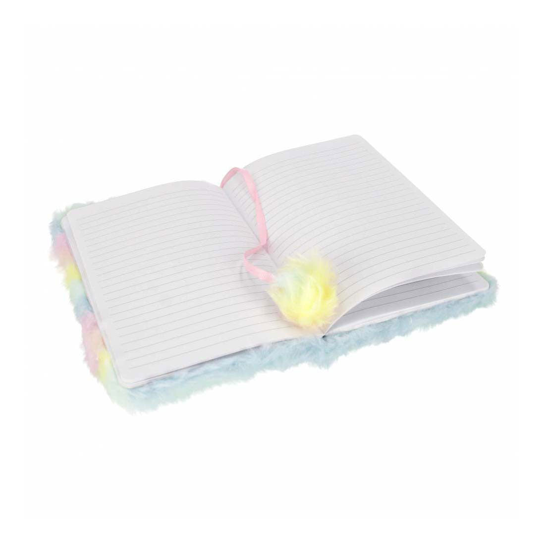Plüsch-Notizbuch Hase Pastell