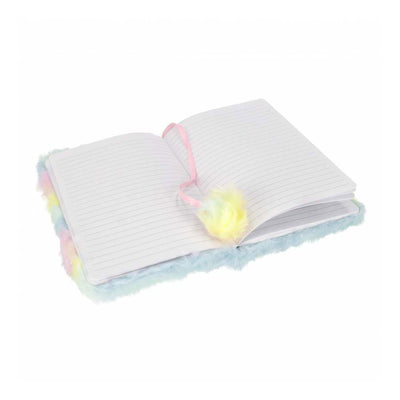 Plüsch-Notizbuch Hase Pastell