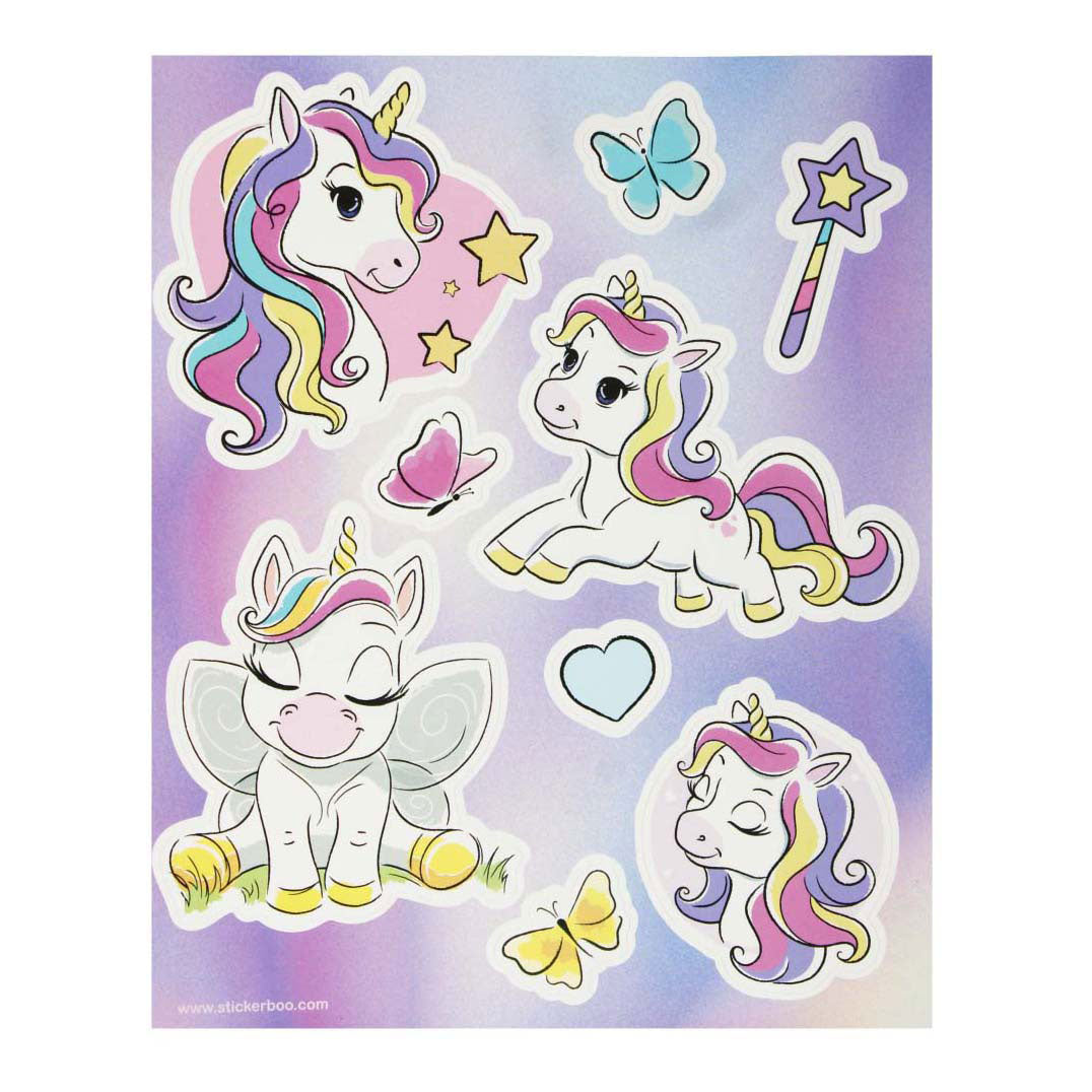 Fensteraufkleber Einhorn, 16x21cm