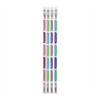HB-Bleistift mit Radiergummi, Multiplikationstabelle, 4 Stück.