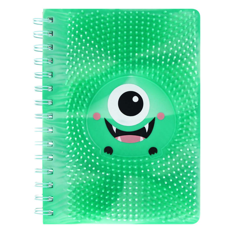 Silikon-Notizbuch mit Stacheln und Monster, A5