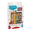 Jumbo-Bleistiftstifte, 6 Stk. + Bleistiftspitzer