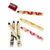 Jumbo-Bleistiftstifte, 6 Stk. + Bleistiftspitzer