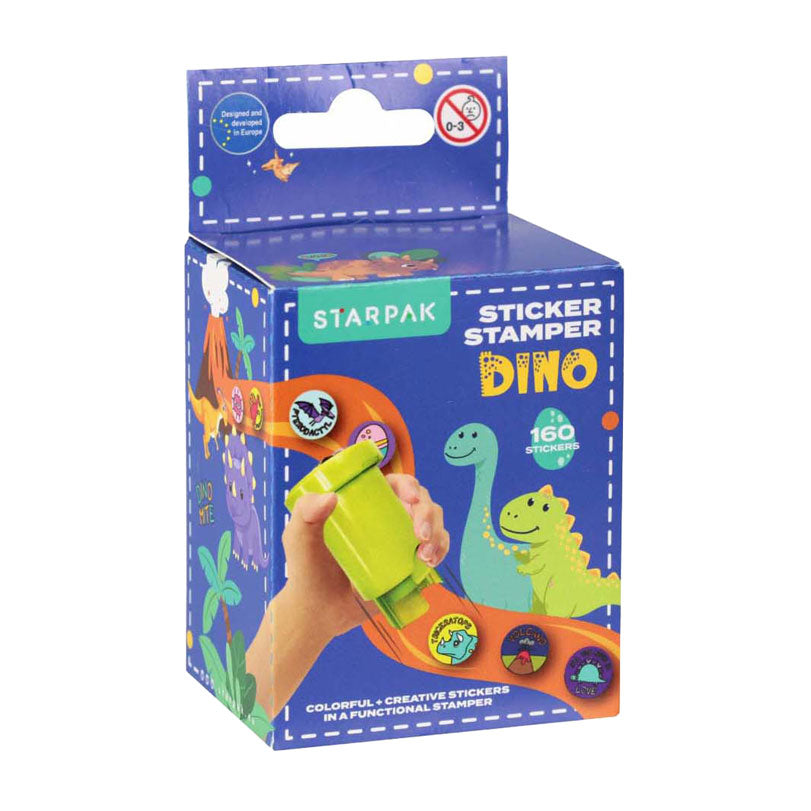 Stickerstempel Dino, 160Stk.