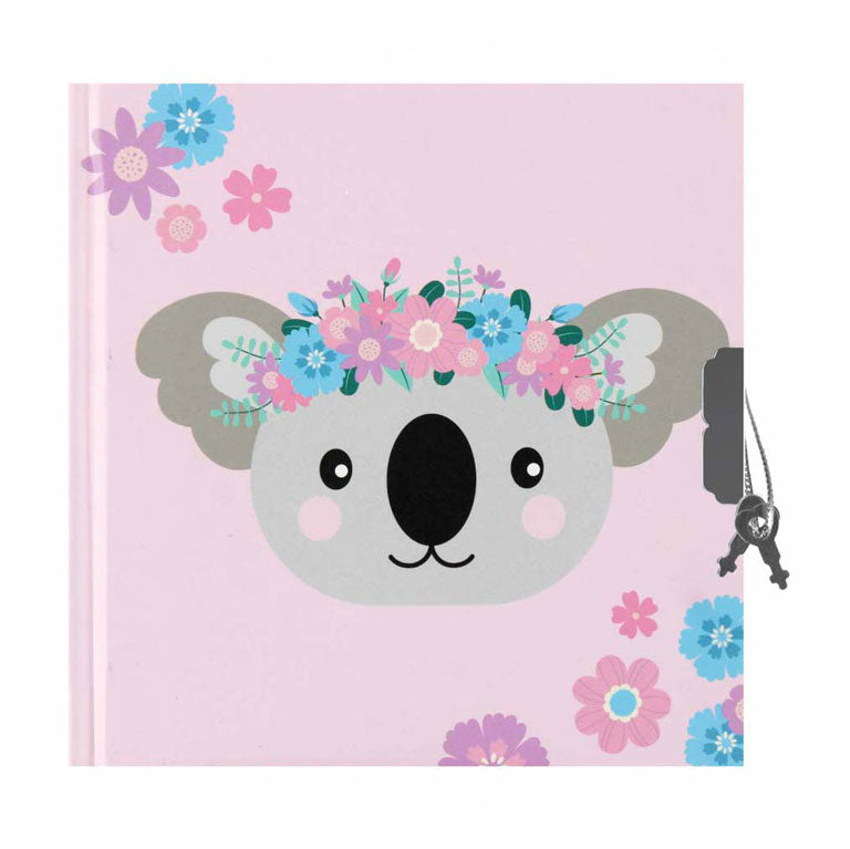 Tagebuch Koala Pastell 13,5x13,5cm