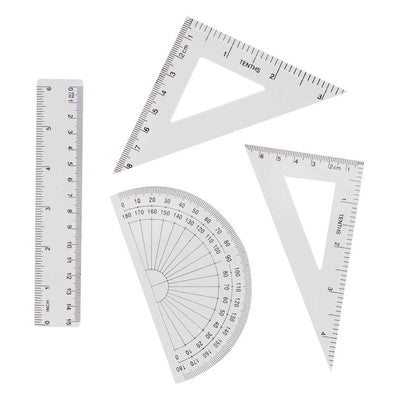 Geometrieset 15cm, 4tlg.