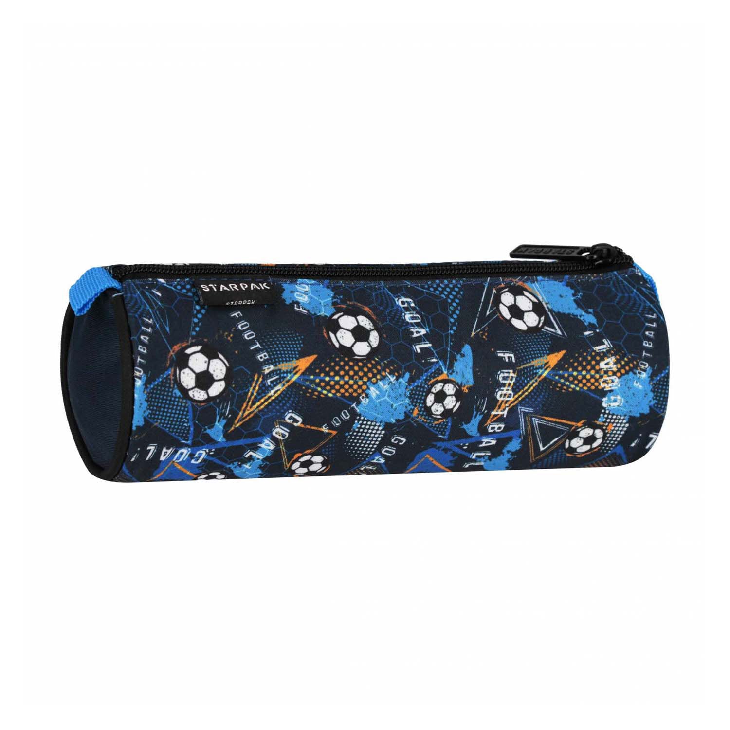 Blaues Fußball-Federmäppchen