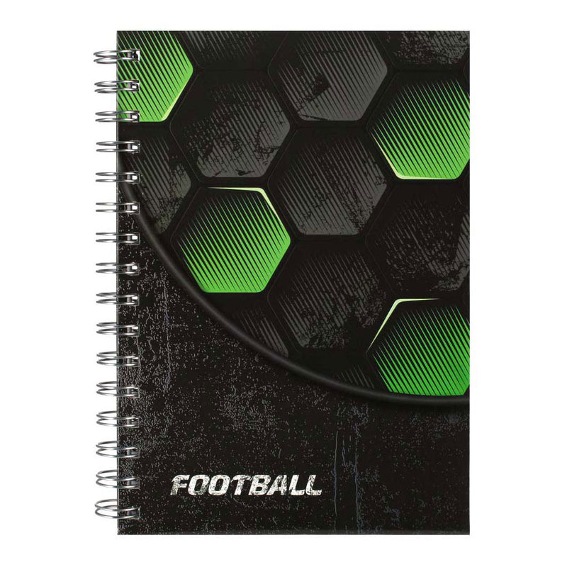 Spiralnotizbuch Fußball, A5