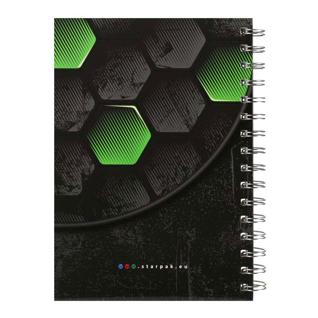 Spiralnotizbuch Fußball, A5