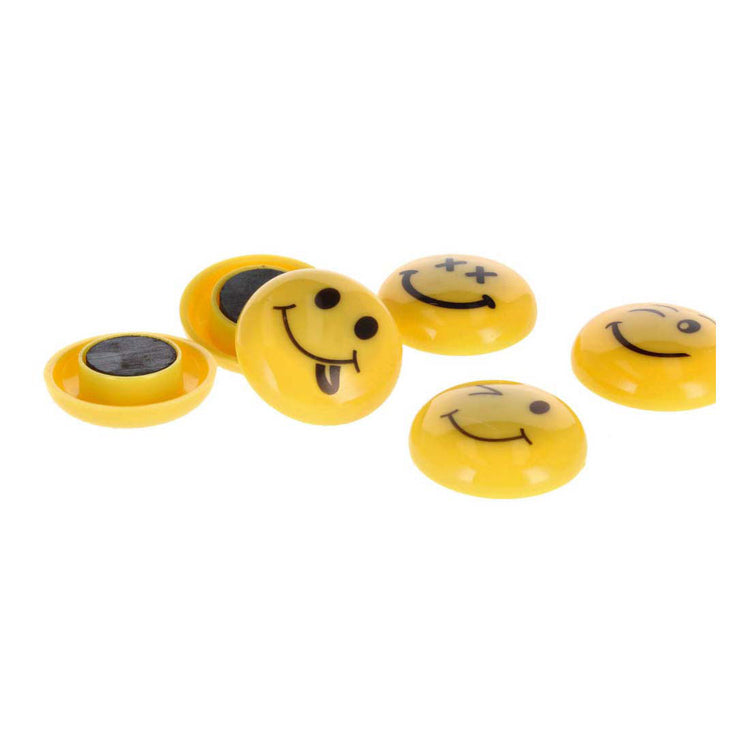 Magnet Mix Emoticons 30 mm, 6st.