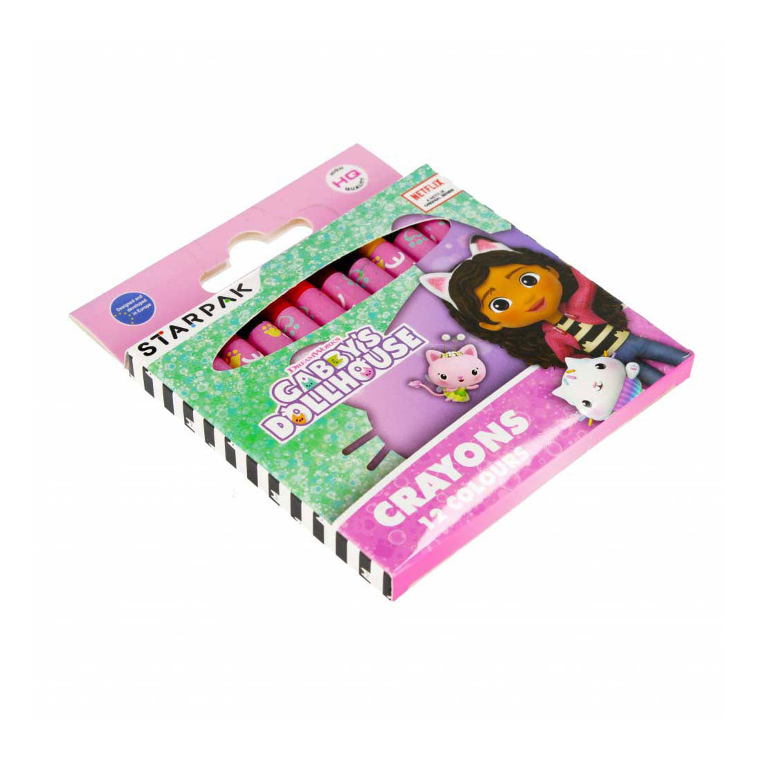 Wachsmalstift Gabbys Puppenhaus, 12 Farben