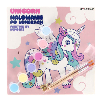 Malen über Songs Unicorn 20x20cm, 6 Farben
