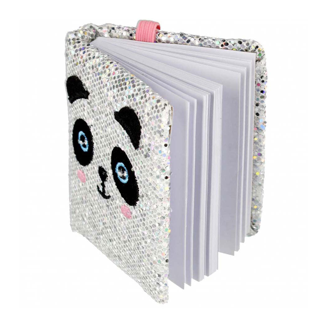 Schlüsselanhänger Notizbuch Panda