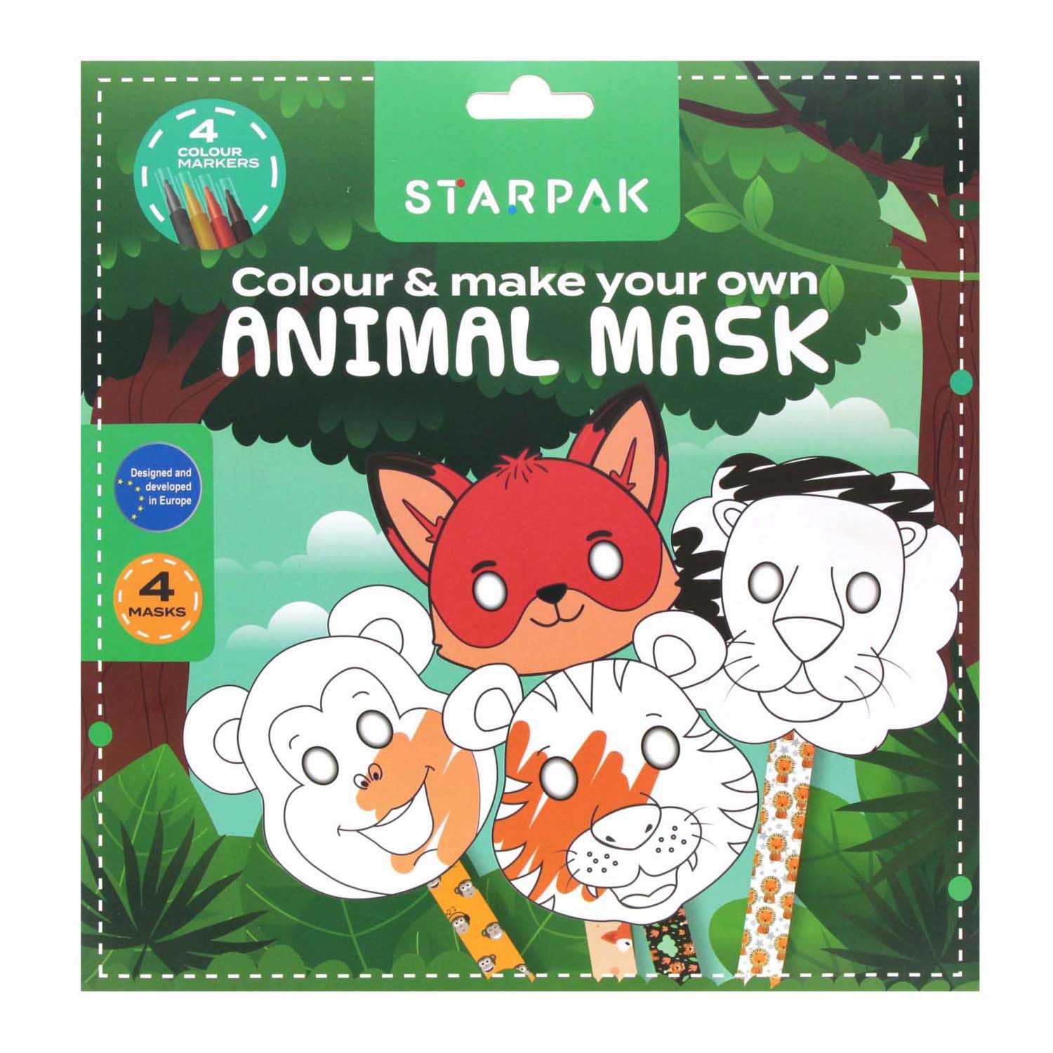 Tiermasken-Set