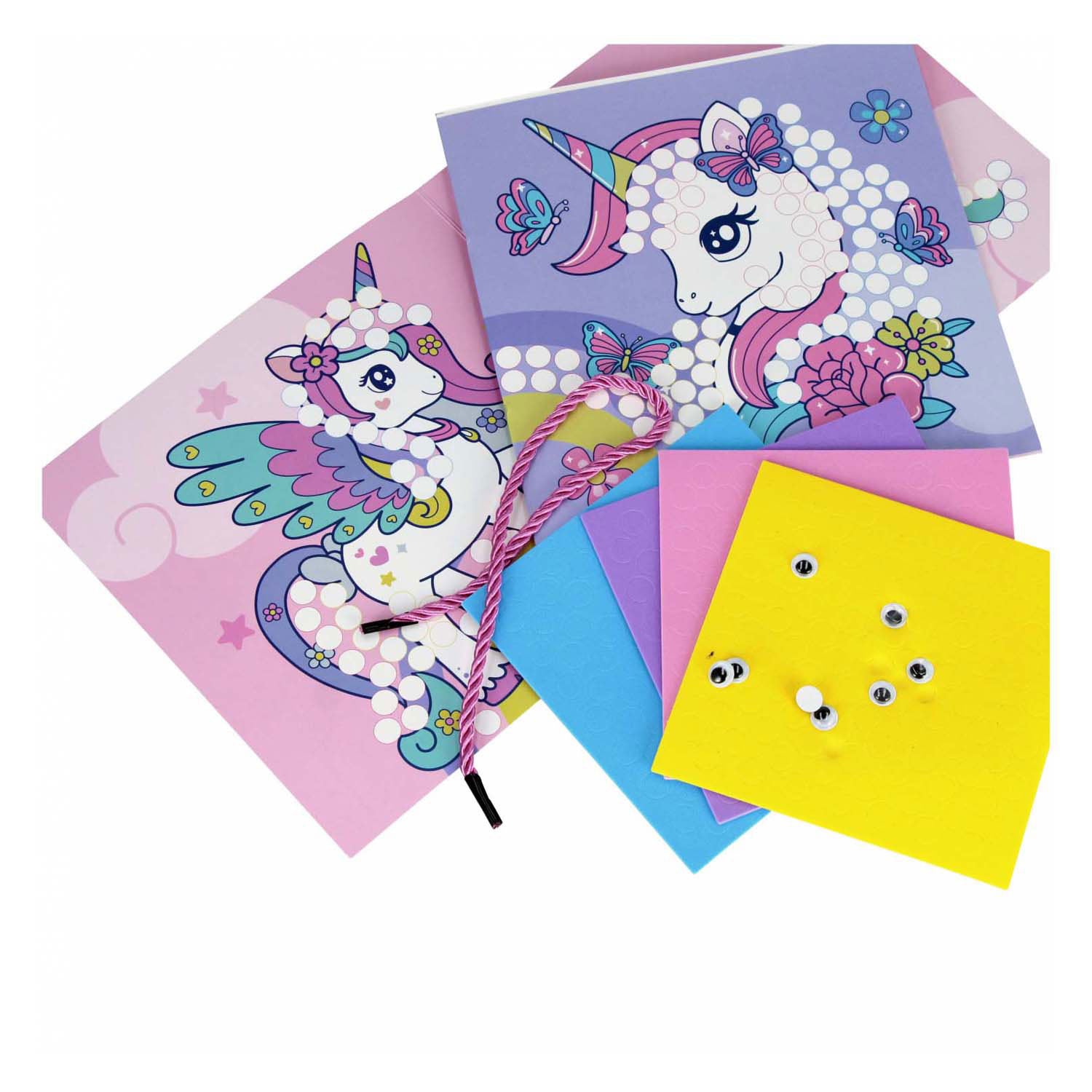Mosaikaufkleber-Set, 4 Blatt