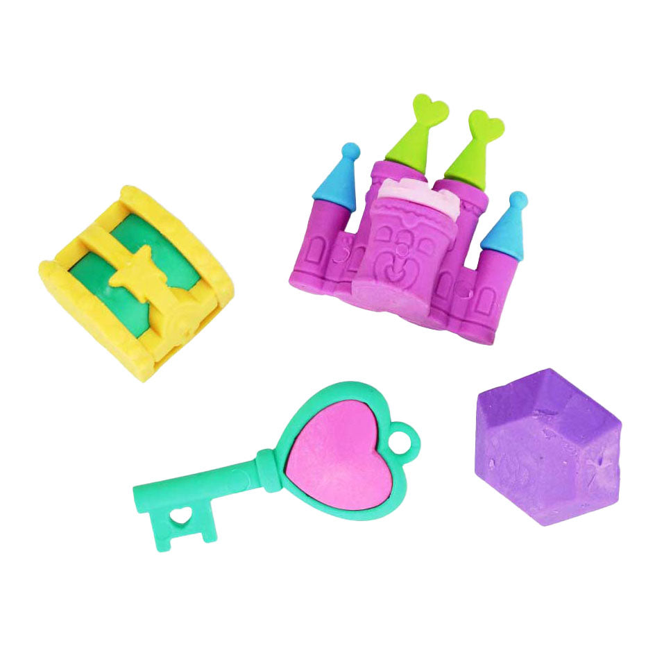 Radiergummi 3D-Puzzle Prinzessin, 4-tlg.