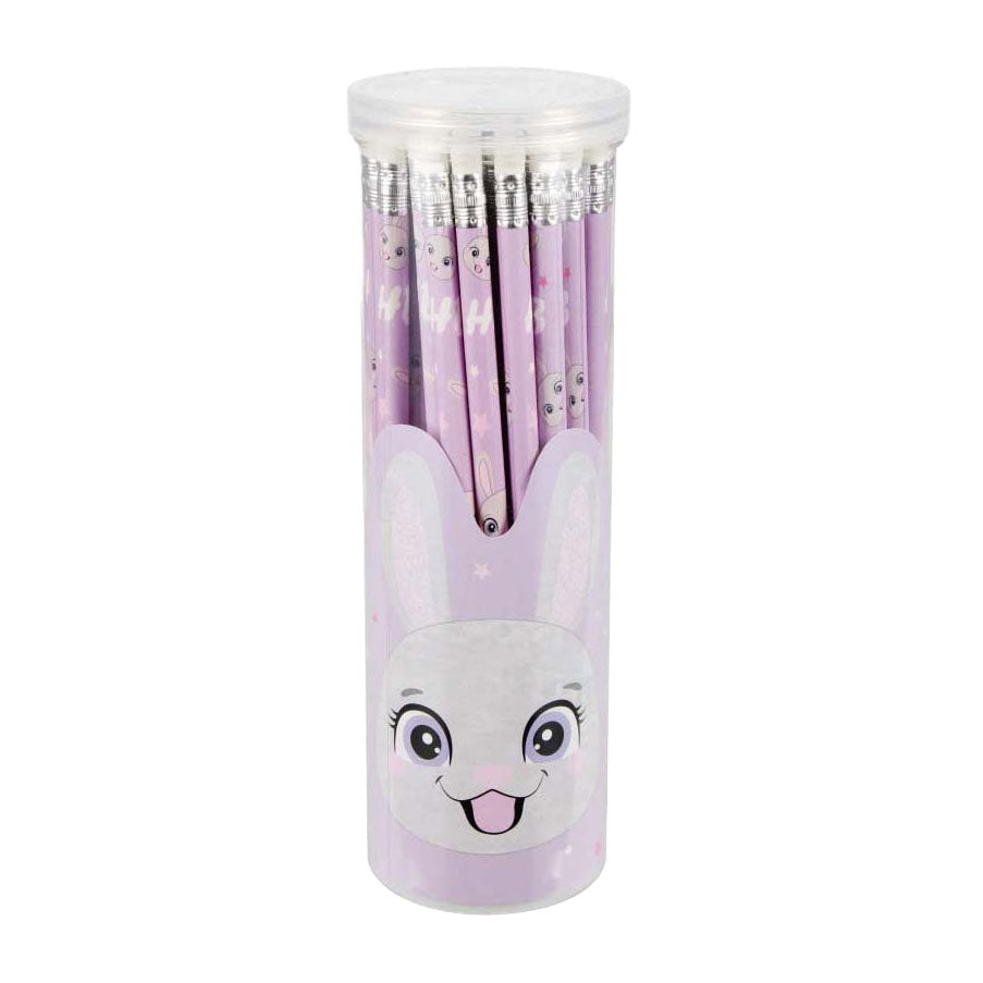 Bleistifte mit Radiergummi Hase, 48 Stk