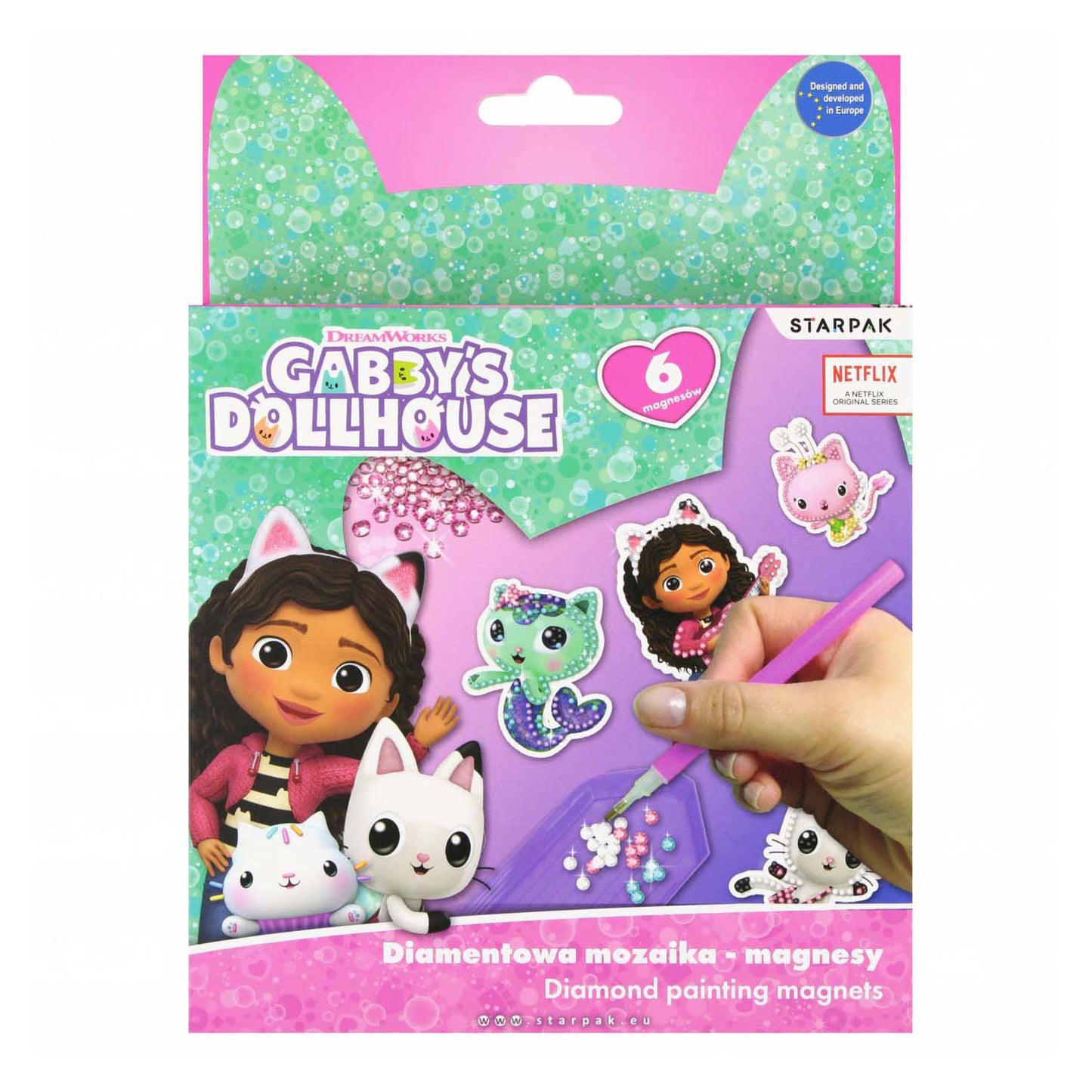 Herstellung von Diamantmalerei-Magneten für Gabbys Puppenhaus