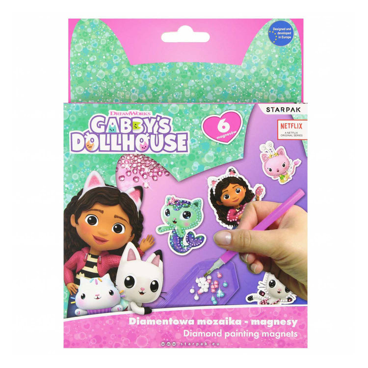 Herstellung von Diamantmalerei-Magneten für Gabbys Puppenhaus