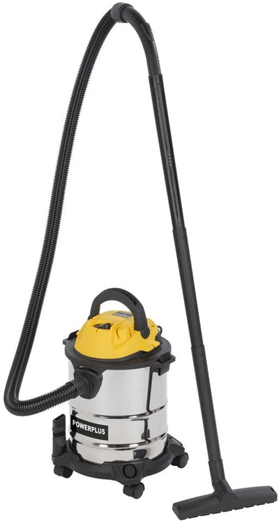 Powerplus Elektro-Staubsauger Nass-Trocken Powx322 – 1000 W Staubsauger Auto, Teppich, Saug-Blas-Funktion – 15 l Tank – mit 3 Akkus.