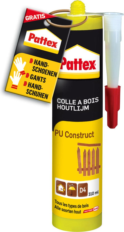 Pattex 1006109 – Holz-PU-Konstrukt 310 ml | 2 Stk